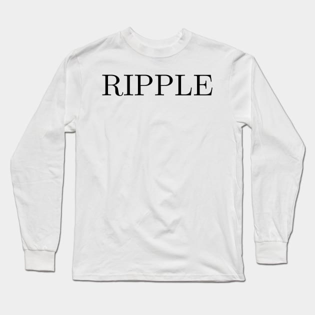 RIPPLE Long Sleeve T-Shirt by Absign